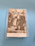 Carte postale ancienne vintage "Le Salut au Blessé" illustrée, collection rétro
