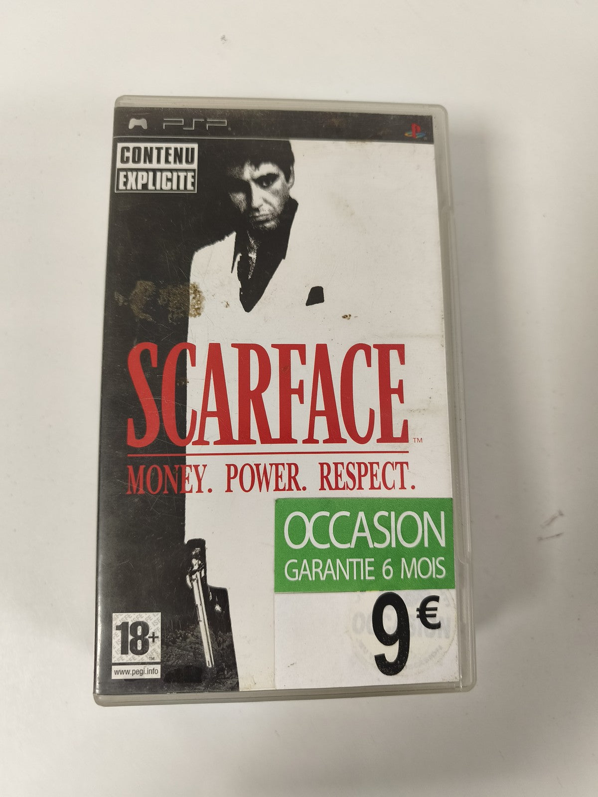 Boîtier vide pour jeu PSP Scarface Sony PlayStation, boîte seule sans disque