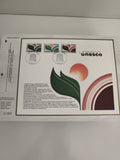 Feuillet philatélique CEF UNESCO 1978 oblitéré, timbres France, premier jour