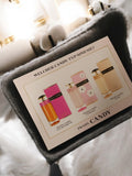 Carte publicitaire PRADA Candy parfum, vintage, objet rétro parfumé rare