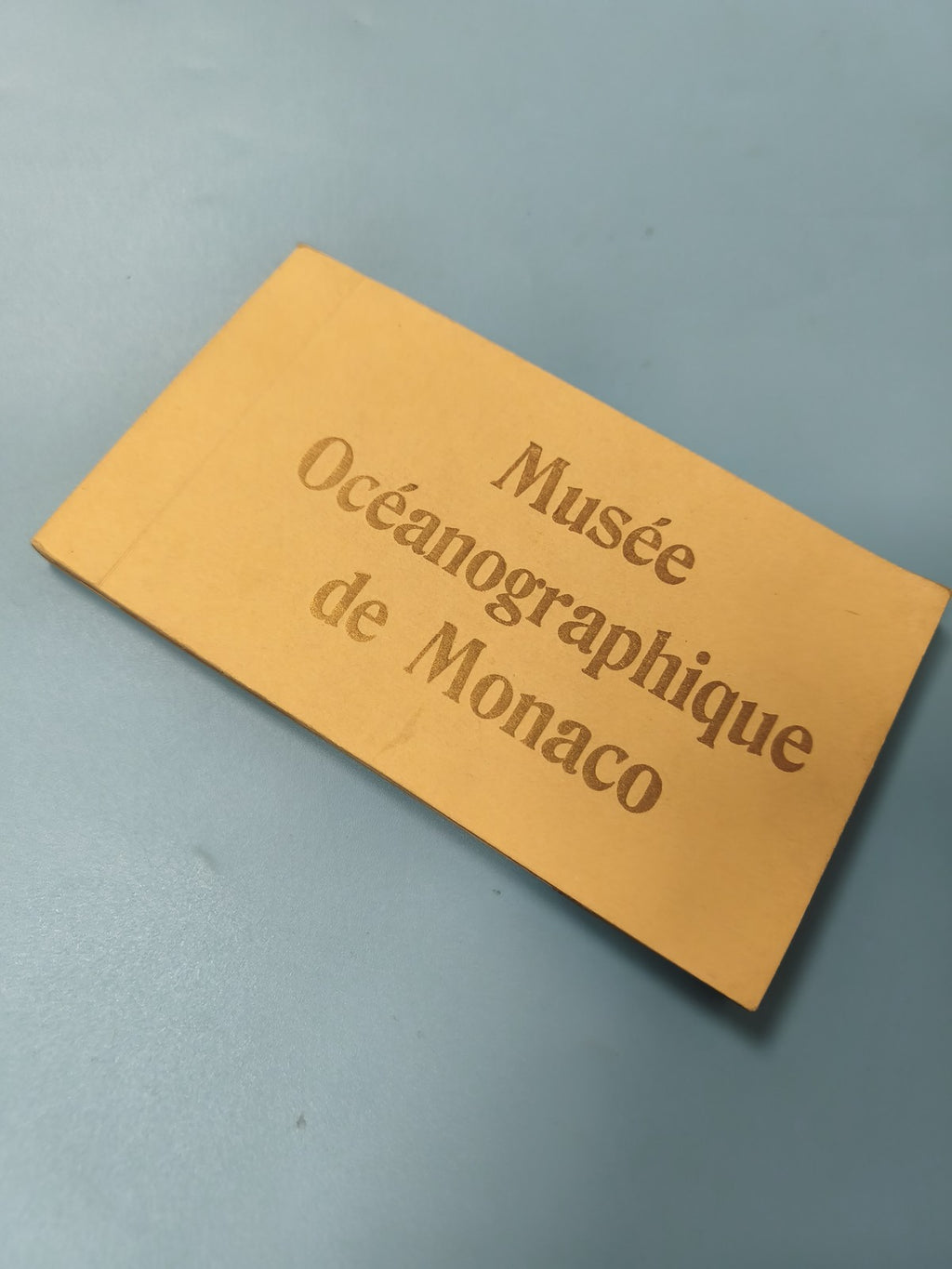 Lot anciennes photos Musée Océanographique Monaco vintage, tirages papier jaune