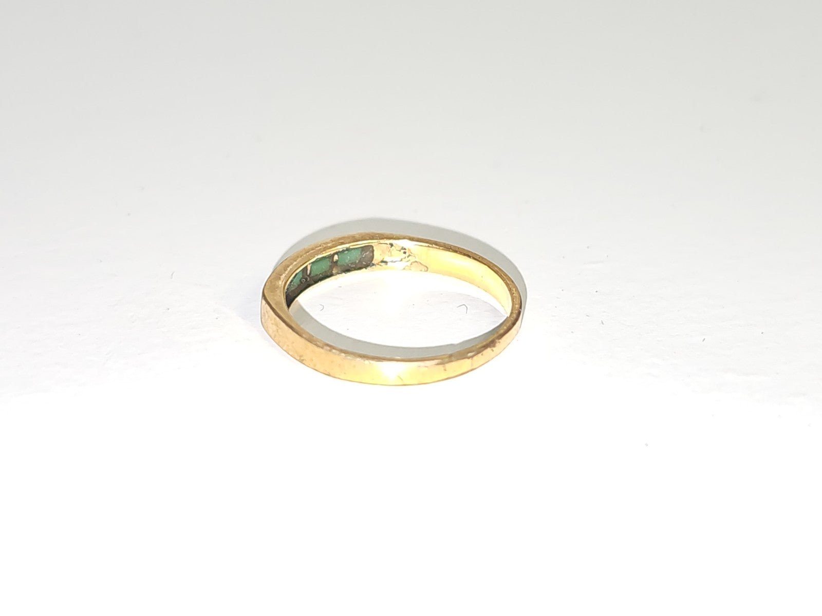 Bague rétro vintage fantaisie ancienne style plaqué or pour collectionneur