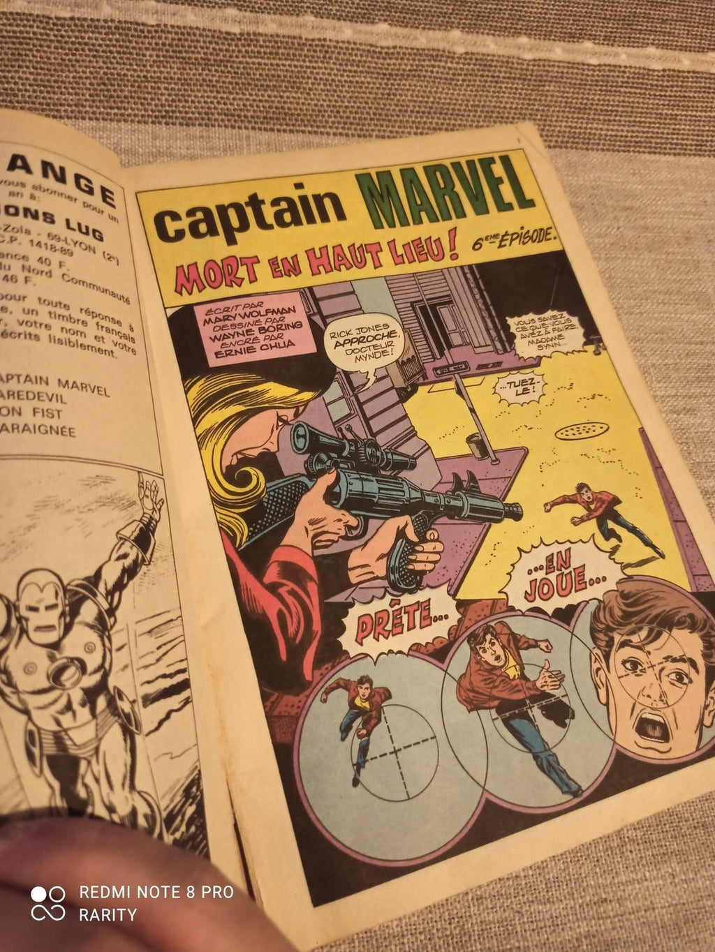 Comic Strange n°69 1975 vintage super-héros tout en couleurs France