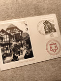 Carte maximum DDR 1967 Wartburg Vogtei Eisenach timbre 900 Jahre philatélie