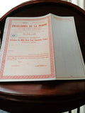 Titre: Action au porteur ancienne années 1920 vintage authentique collection rét