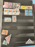 Lot anciens timbres oblitérés Tchad, motifs variés, collection philatélie