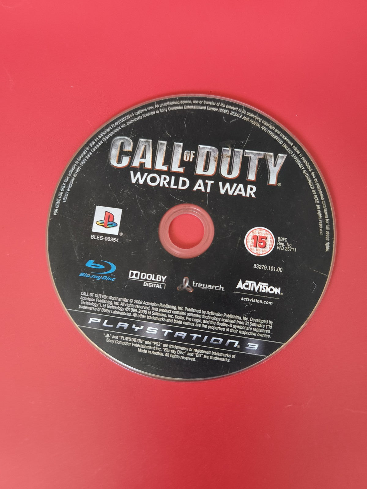 CD jeu PS3 Call of Duty ? Disque seul compatible Playstation 3