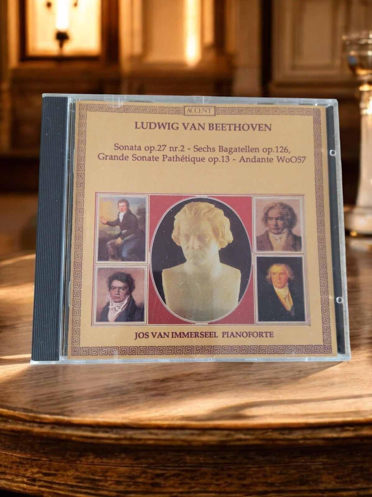 CD Beethoven Jos van Immerseel Accent Sonata Bagatelles Piano