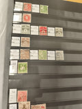 Timbres poste DANEMARK anciens oblitérés lot x12, divers motifs couleurs Philaté