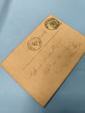 Ancienne carte postale Belgique 1882 philatélie timbre oblitéré rare