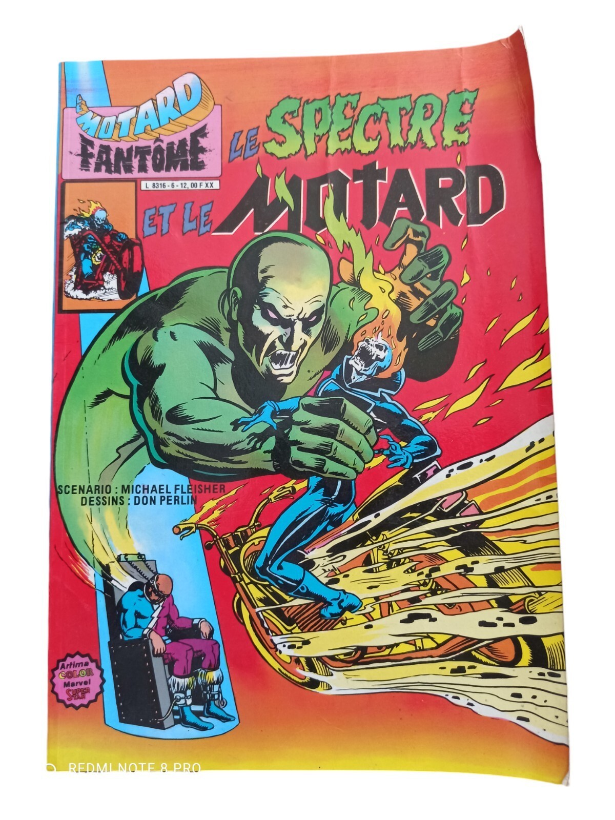 Comics vintage Le Spectre et le Motard Fantôme Marvel France
