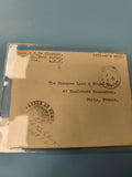 Ancienne enveloppe militaire France AEF Tank Corps WW1 cachet Paris philatélie