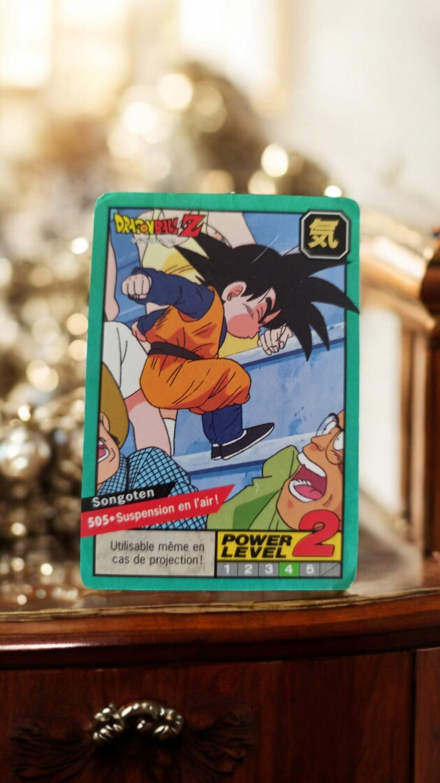 Dragon Ball Z Carte Collector Vintage Songoten 505 Power Level 2