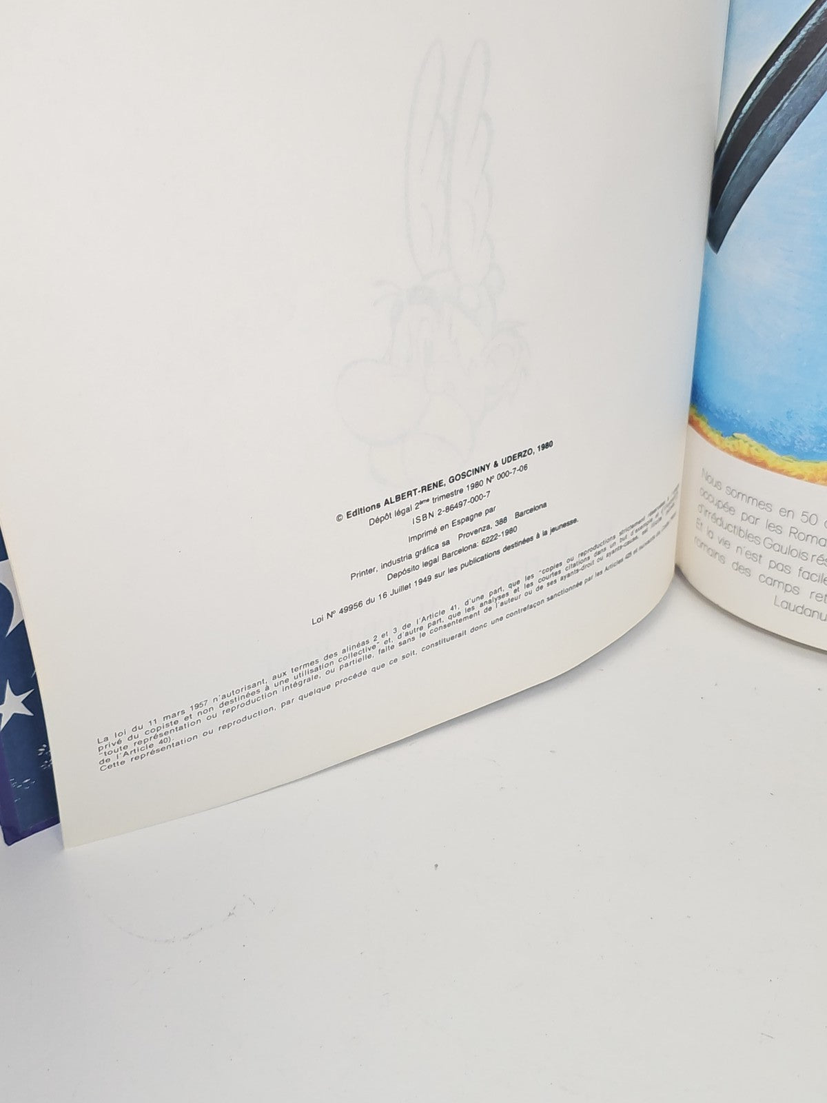 Astérix Le Grand Fossé BD édition René 1980 livre bande dessinée française