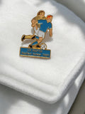 Pin's vintage J.P. Papin OM 1989 football rétro Olympique Marseille