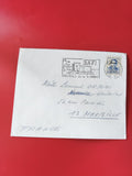 Enveloppe philatélie oblitérée motif JAFI Capitale de la Sardine timbre illustré