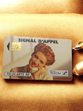 Carte téléphonique France Télécom vintage Signal d’Appel rétro TELESÉCUR 50