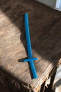 Épée accessoire bleue vintage GI Joe arme figurine militaire plastique