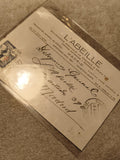 Lettre ancienne L'Abeille Madrid timbre Espagne philatélie cachet postal (Ref 27