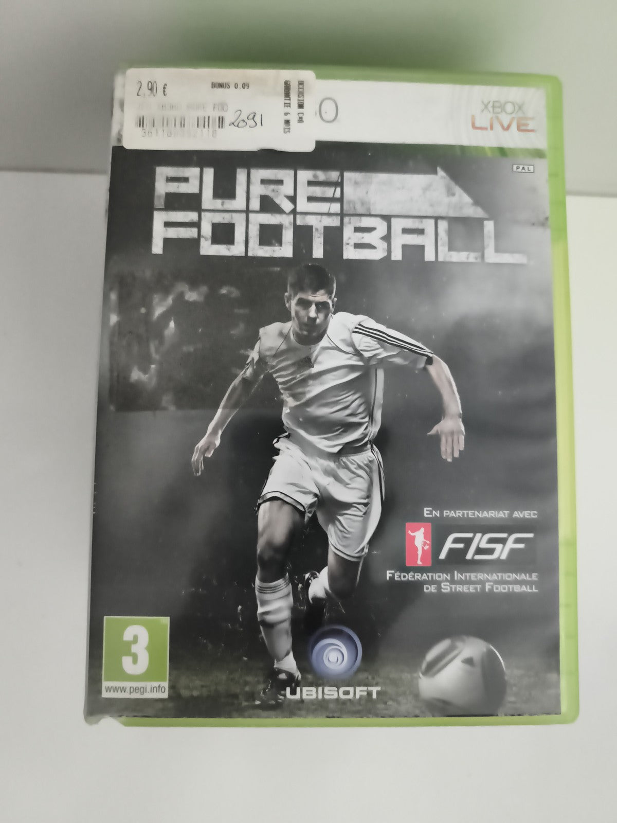 Jeu Xbox 360 Pure Football Ubisoft PAL football street PEGI 3 Xbox Live