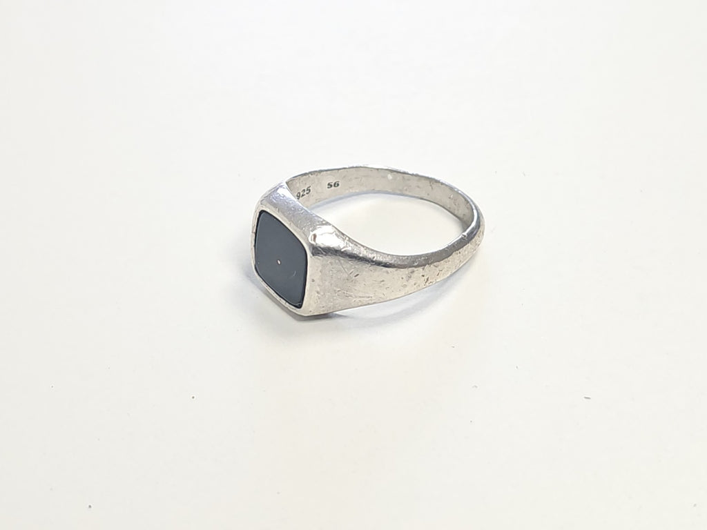 Grosse bague vintage en argent massif, ancienne, taille 54, 5.1g, collection
