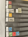 Timbres Finlande SUOMI anciens, lot 9 timbres oblitérés/mint, lion héraldique