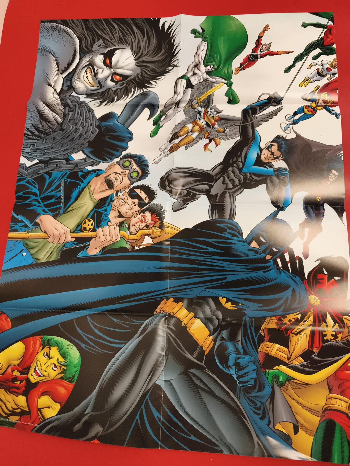 Poster officiel DC Comics super-héros Batman Nightwing Lobo Justice League
