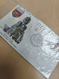 Enveloppe Premier Jour Nantes 1964 Église Sainte-Croix philatélie FDC blason
