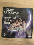 Vinyle 45T Boney M Rivers Of Babylon / Brown Girl In The Ring pochette illustrée