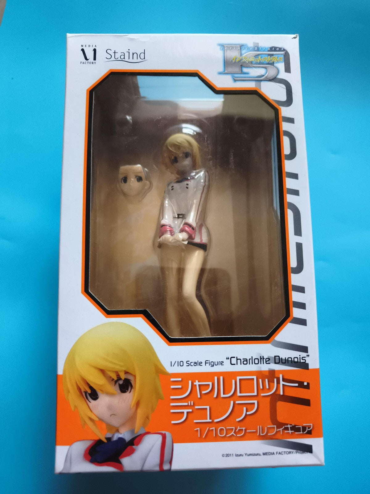 Figurine Charlotte Dunois IS 1/10 Media Factory Staind boîte anime