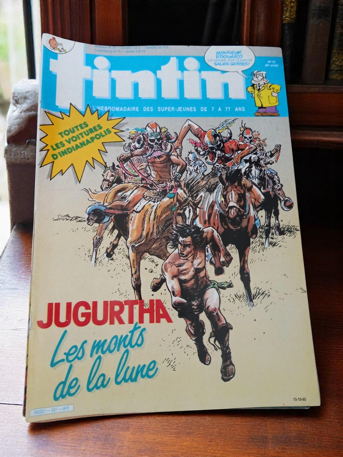 Magazine Tintin ancien n°43 1985 Jugurtha – édition vintage collector BD