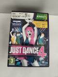 Jeu Xbox 360 Just Dance 4 Kinect Ubisoft, jaquette française, PEGI 3