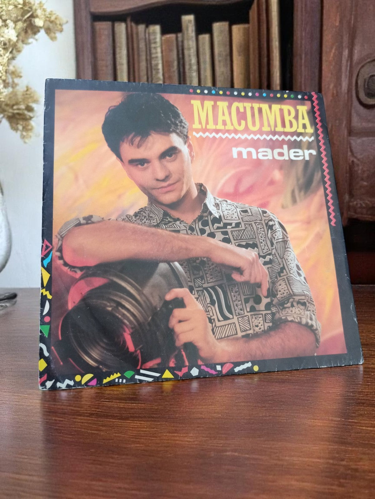 Vinyle 45 tours vintage Mader Macumba pochette originale rétro années 80