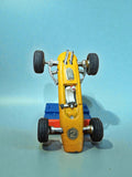 Figurine rétro Penny Polytoys voiture jaune vintage années 80 jouet ancien rare