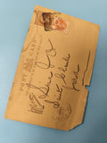 Carte postale ancienne fin XIXe philatélie, timbre oblitéré, France (Ref 5)