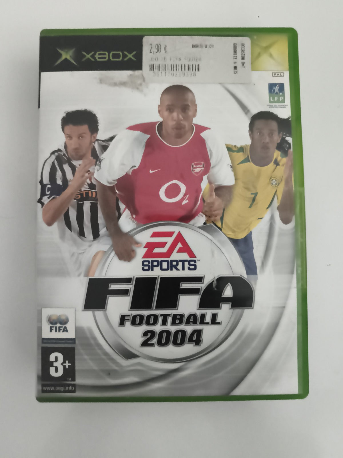 Jeu Xbox FIFA Football 2004 EA Sports PAL sans notice, football, Xbox