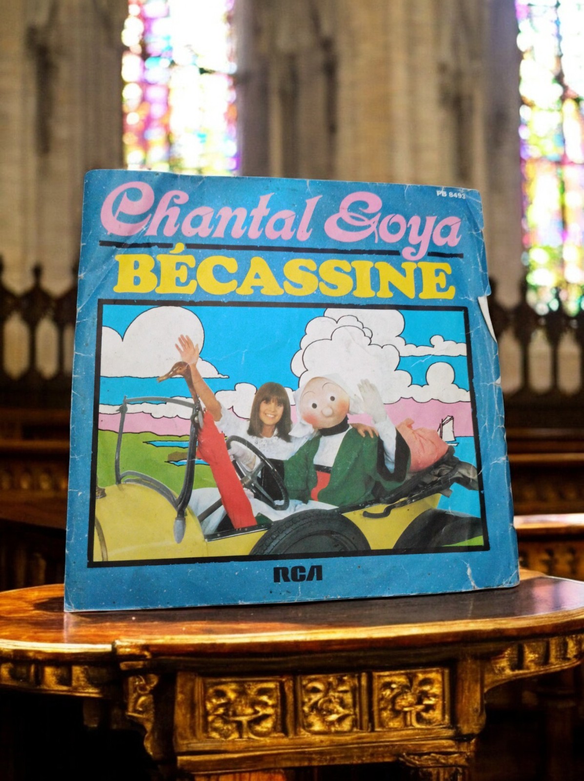 Vinyle 45 tours Chantal Goya Bécassine RCA rétro musique française vintage