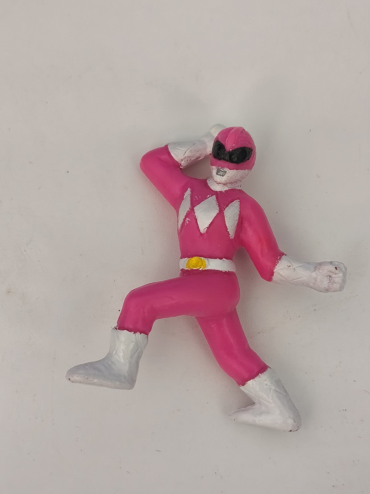 Figurine rétro Power Rangers ancienne, petit modèle vintage pour collectionneur
