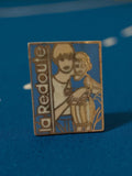 Pin's publicitaire vintage La Redoute ancien badge rétro années 90 bleu