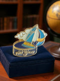 Pin's publicitaire vintage Paté Hénaff voilier badge ancien rétro