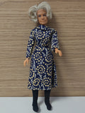 Figurine ancienne Mego Grandma Walton 1974 rétro, poupée articulée The Waltons