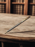 Stylo à bille Club Vidéo ancien gris doré vintage rétro écriture rare