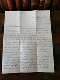 Lettre manuscrite ancienne 1945 Swindon WW2 française anglaise vintage