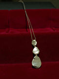Collier pendentif ancien ethnique vintage, design artisanal, gros éléments natur