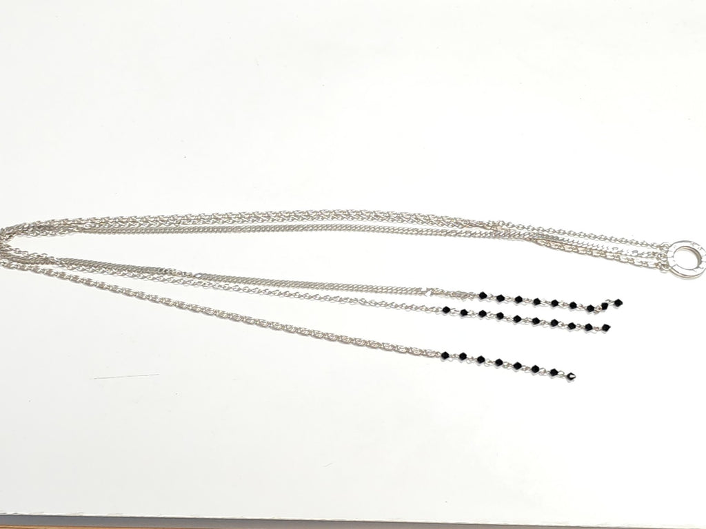 Collier ancien signé Agatha Paris gros pendentif vintage rétro collection bijoux
