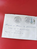 Enveloppe philatélie oblitérée Vichy cachet congrès timbre France adressée