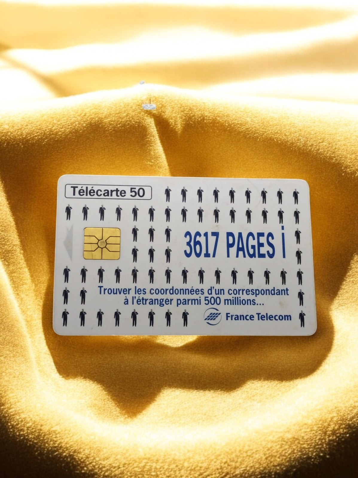 Télécarte 50 unités France Telecom 3617 Pages Vintage rétro carte téléphonique