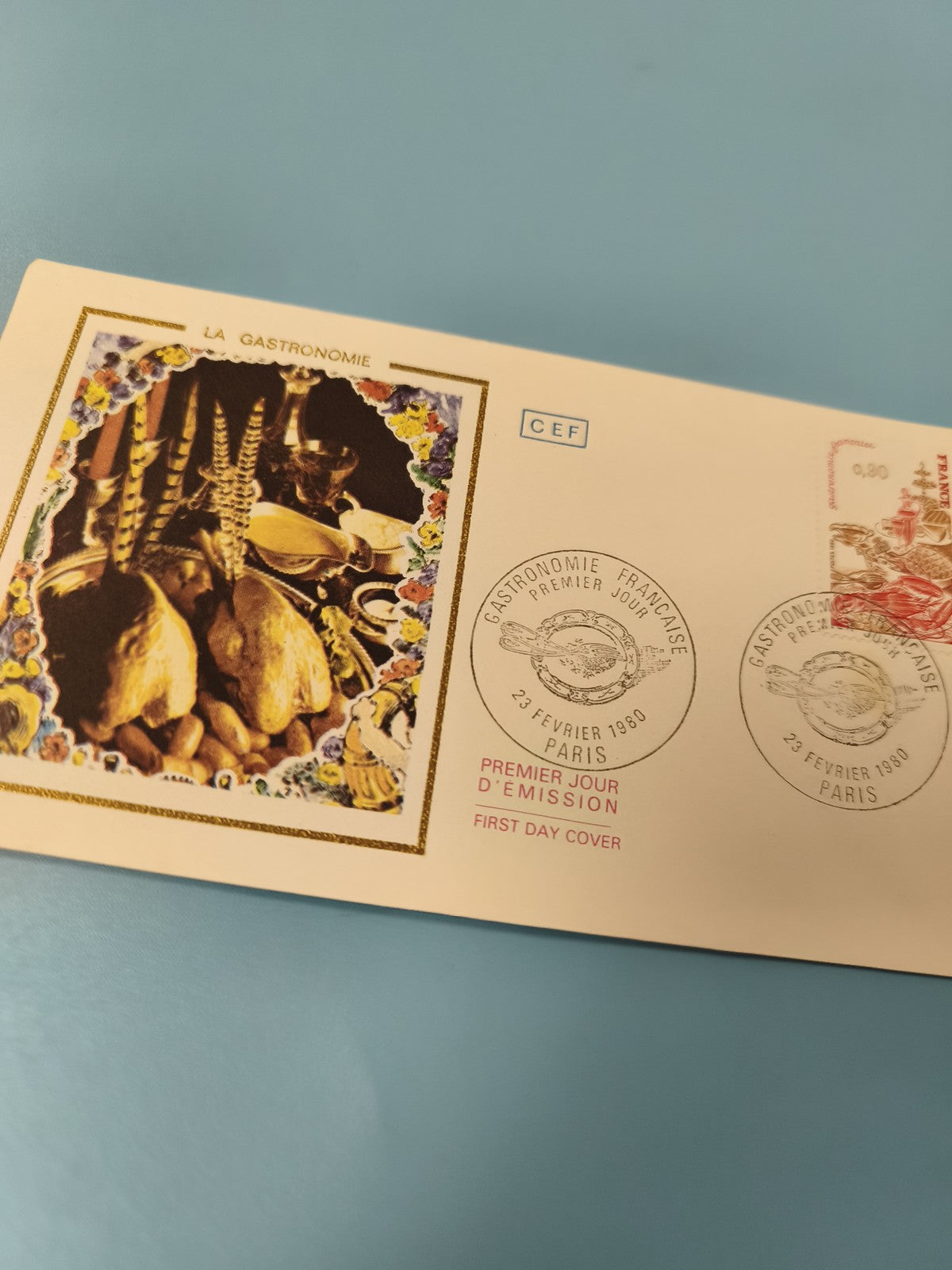 Enveloppe FDC Premier Jour d?Émission Gastronomie Française Paris 1980