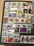 Lot de timbres variés Rwanda thématiques sport, animaux, fleurs, d'occasion