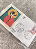 Enveloppe premier jour 1978 gymnaste Strasbourg FDC philatélie ancien